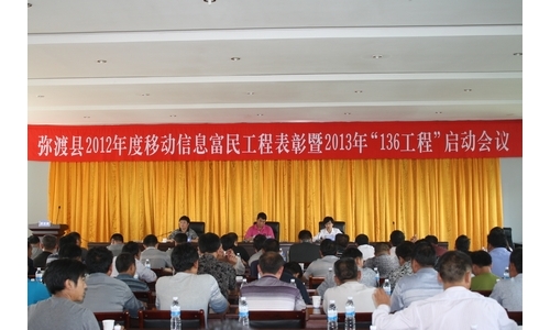 弥渡县启动2013年“136工程”会议
