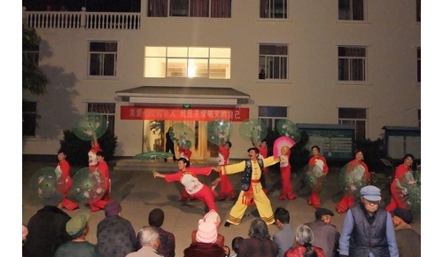 弥渡县老年艺术团到苴力镇慰问演出